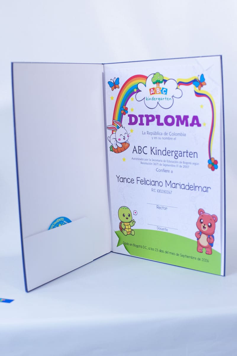 Portadiploma Preescolar