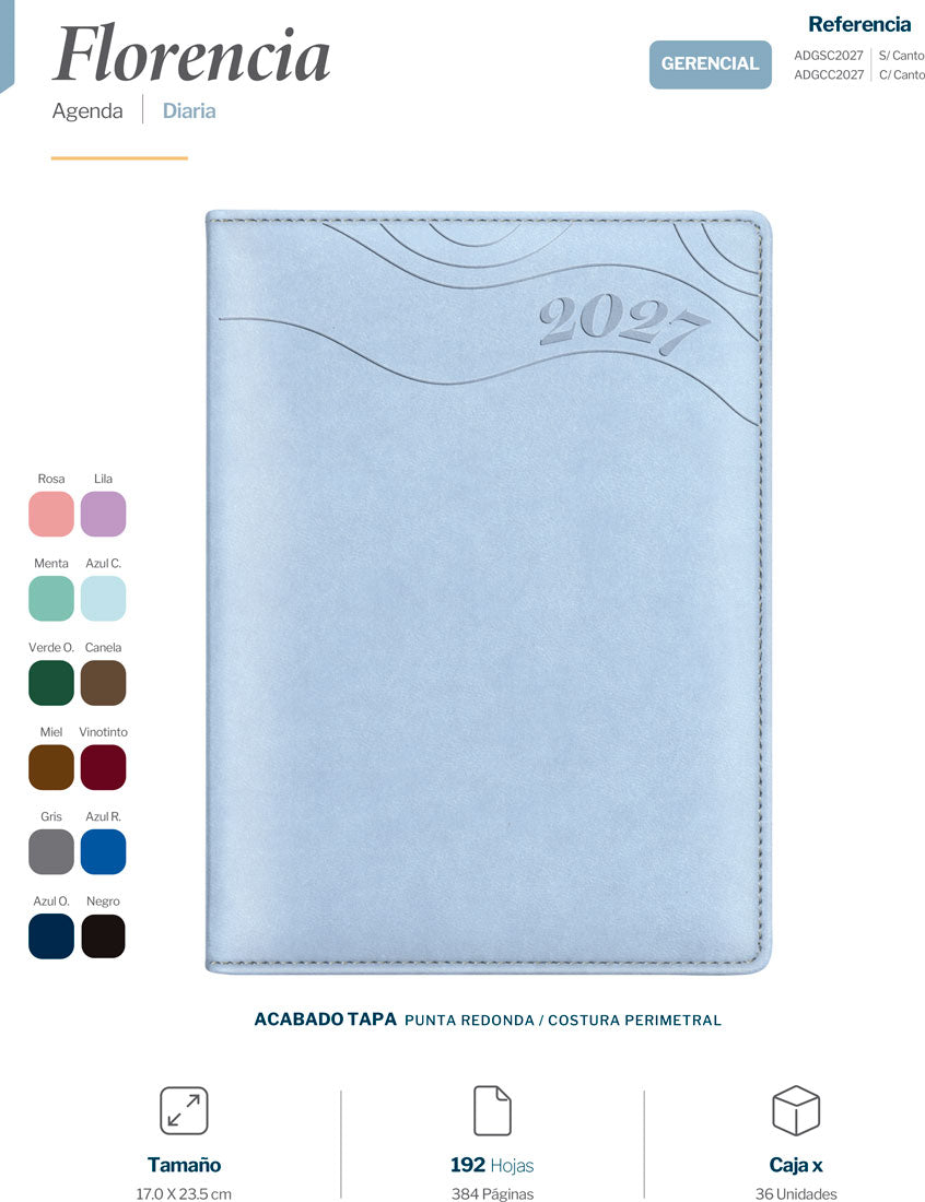 AGENDA DIARIA FECHADA NK GERENCIAL