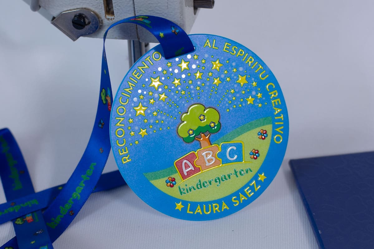 Medalla en PVC preescolar
